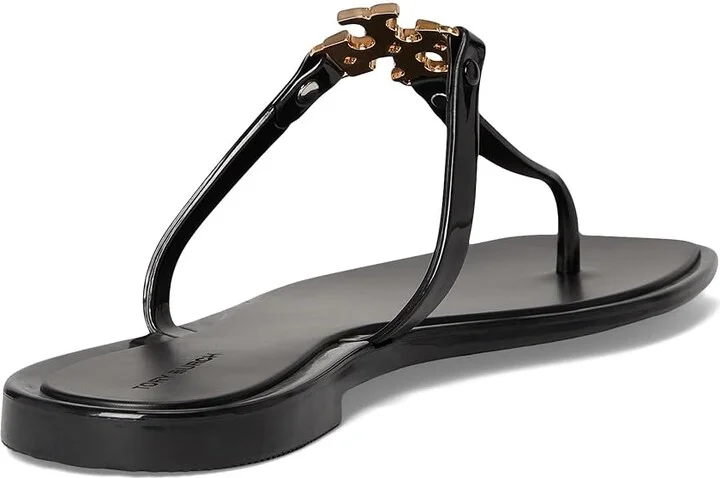 Tory Burch Roxanne Jelly Women's Shoes Perfect Black/Gold : 5 M, Synthetic - Image 4