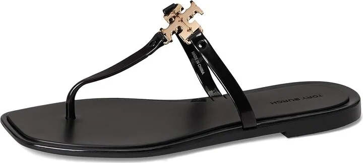 Tory Burch Roxanne Jelly Women's Shoes Perfect Black/Gold : 5 M, Synthetic - Image 5