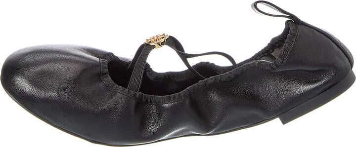 Tory Burch Soft Scrunch Leather Ballet Flat - Image 2