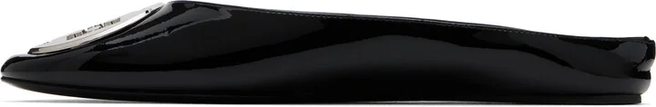 Tory Burch SSENSE Exclusive Black Reva Backless Ballerina Flats - Image 3