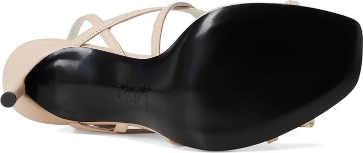 Tory Burch Strap Heel Sandals 90mm Women's Wedge Shoes Rose Pink : 9.5 M, Leather - Image 3