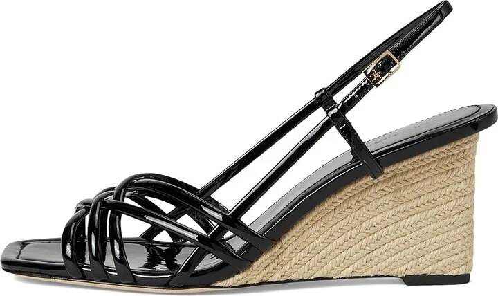 Tory Burch Strap Wedge Sandals 75mm Women's Wedge Shoes Perfect Black/Perfect Black : 11 M, Leather - Image 6