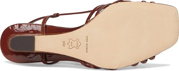 Tory Burch Strap Wedge Sandals 75mm Women's Wedge Shoes Russet Brown/Russet Brown : 8.5 M, Leather - Image 3