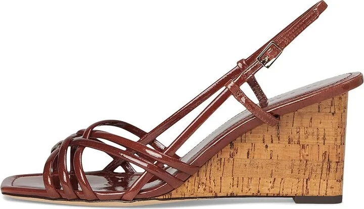 Tory Burch Strap Wedge Sandals 75mm Women's Wedge Shoes Russet Brown/Russet Brown : 8.5 M, Leather - Image 6