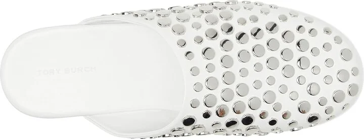 Tory Burch Studded Mule Women's Shoes Cloud/Silver : 10 M, Rubber - Image 2