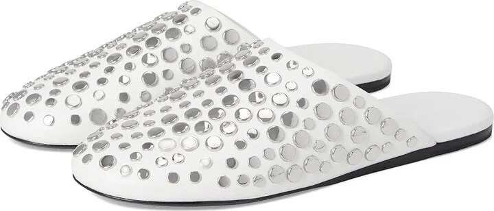 Tory Burch Studded Mule Women's Shoes Cloud/Silver : 10 M, Rubber