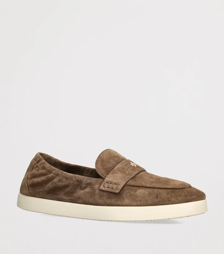 Tory Burch Suede Ballet Sport Loafers - Image 3