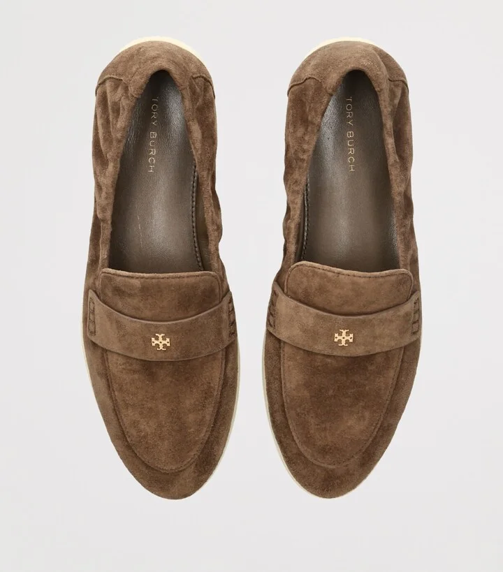Tory Burch Suede Ballet Sport Loafers - Image 4
