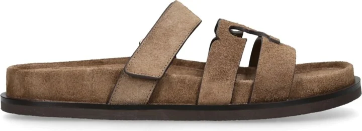 Tory Burch Suede Ines Sport Slides