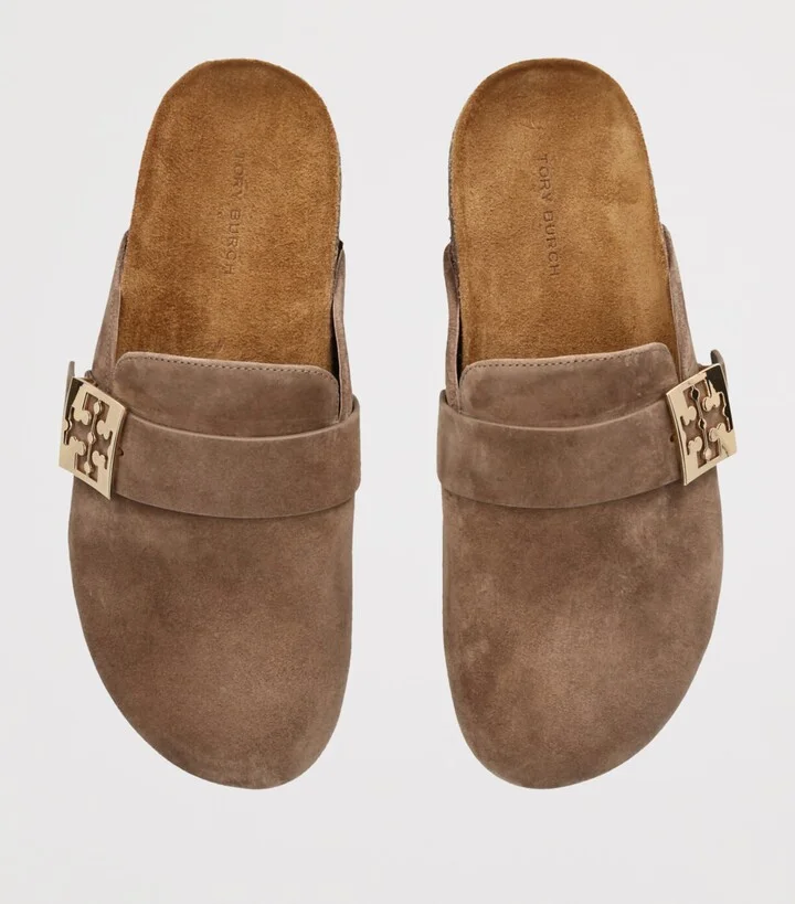 Tory Burch Suede Mellow Mules - Image 4