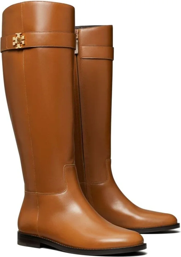 Tory Burch T Lock Riding Boot Shoes - Image 3