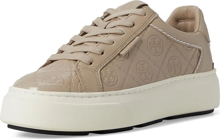 Tory Burch T-Monogram Ladybug Sneakers Women's Shoes Fresh Clay/Fresh Clay/Fresh Clay : 11 M, Leather/Rubber - Image 5