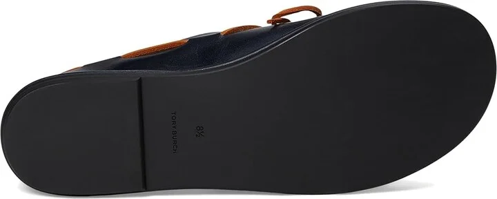 Tory Burch The Boaty Women's Shoes New Navy/Tan : 6.5 M, Leather - Image 3