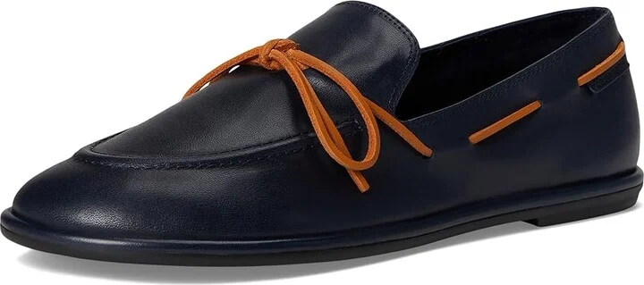 Tory Burch The Boaty Women's Shoes New Navy/Tan : 6.5 M, Leather - Image 5