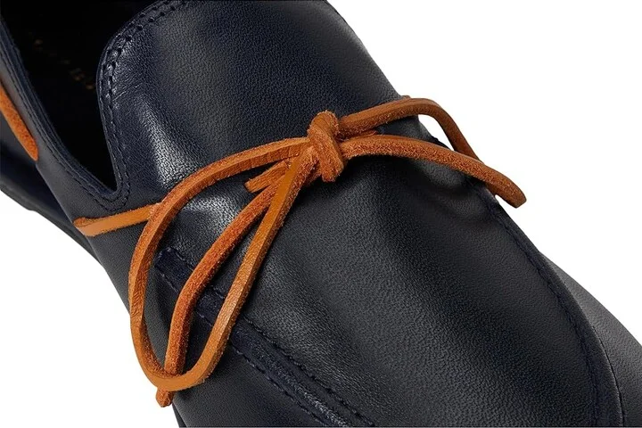 Tory Burch The Boaty Women's Shoes New Navy/Tan : 6.5 M, Leather - Image 7