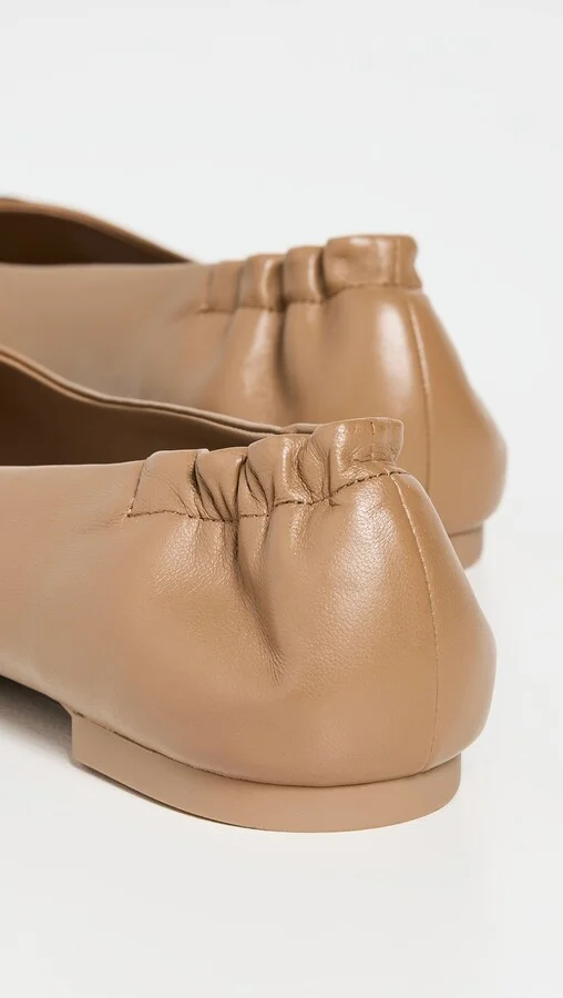 Tory Burch Toe Cap Logo Ballet Flats - Image 3