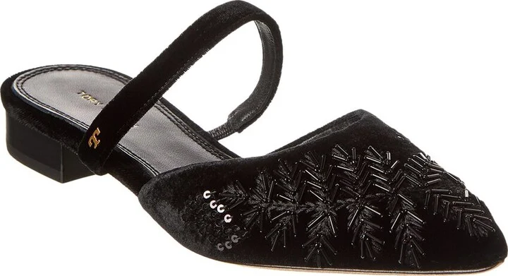 Tory Burch Velvet Dress Flat