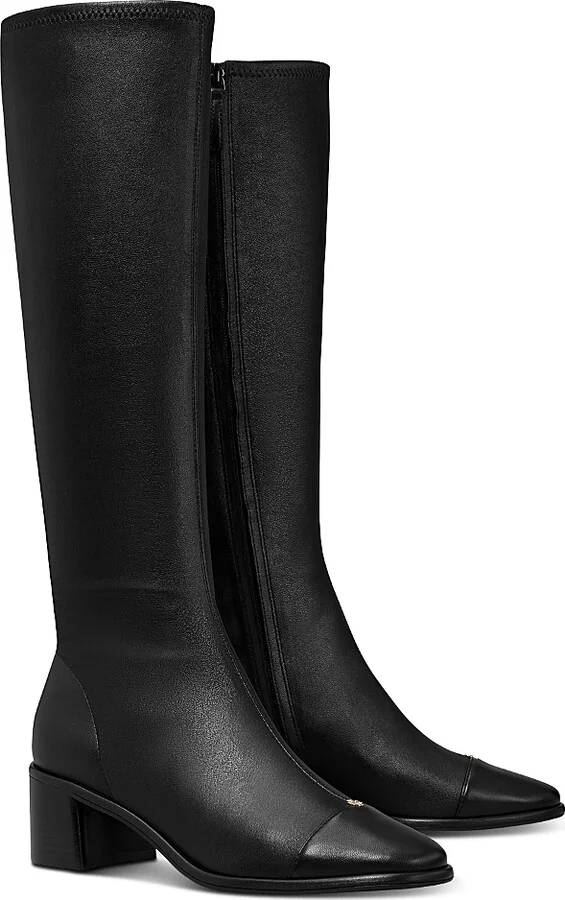 Tory Burch Women's Cap Toe Knee High Boots