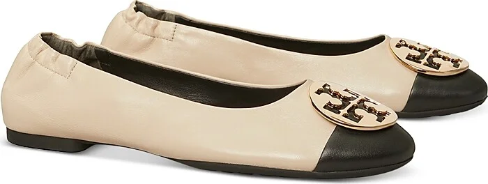 Tory Burch Women's Claire Cap Toe Ballet Flats