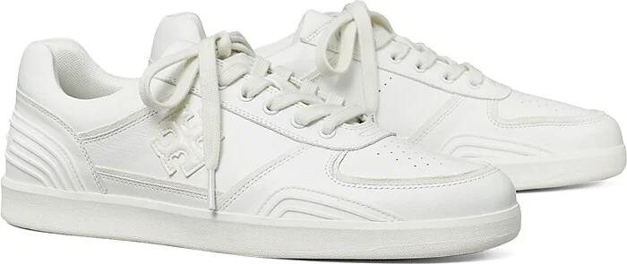 Tory Burch Women's Clover Court Lace Up Low Top Sneakers