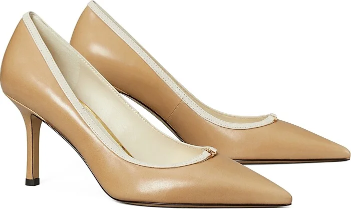 Tory Burch Women's Double T Buckle Pumps