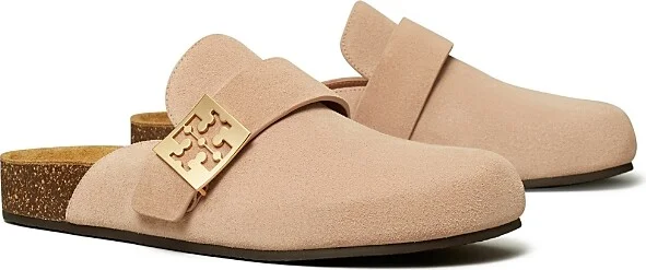 Tory Burch Women's Mellow Slip On Buckled Mule Clogs