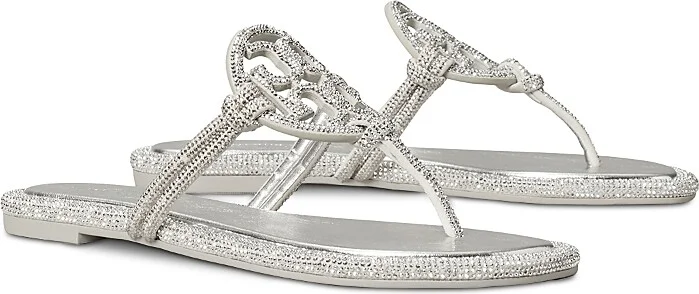 Tory Burch Women's Miller Pave Knotted Sandals