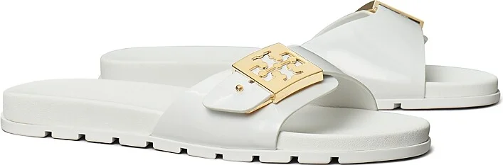 Tory Burch Women's Slip On Buckled Slide Sandals