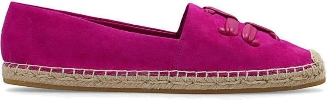 Tory Burch Woven Double T Slip-On Espadrilles