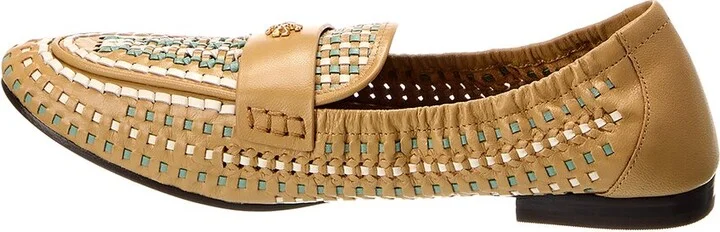 Tory Burch Woven Leather Ballet Loafer - Image 2
