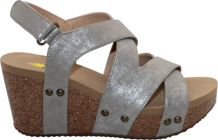 Tory Crisscross Wedge Sandal - Image 2
