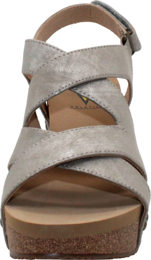 Tory Crisscross Wedge Sandal - Image 3