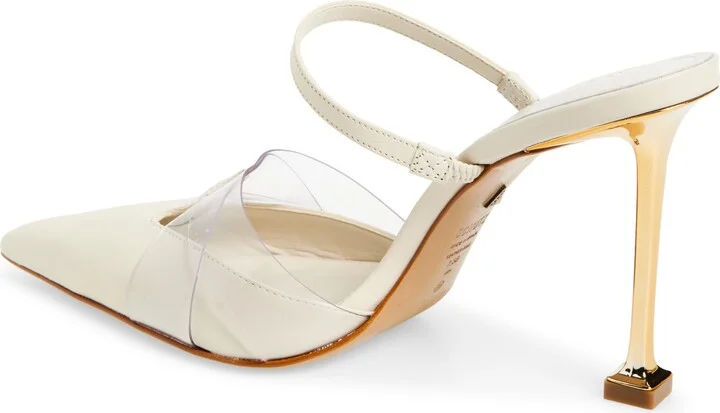 Tory Vinyl & Leather Mule Pump - Image 2