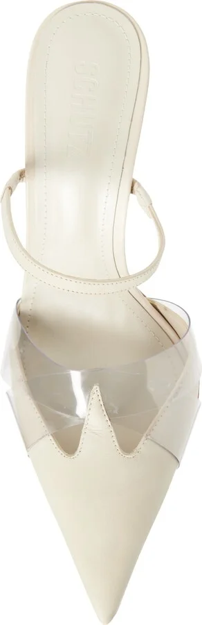 Tory Vinyl & Leather Mule Pump - Image 5