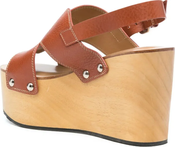 Toscano 100mm wedge sandals - Image 3