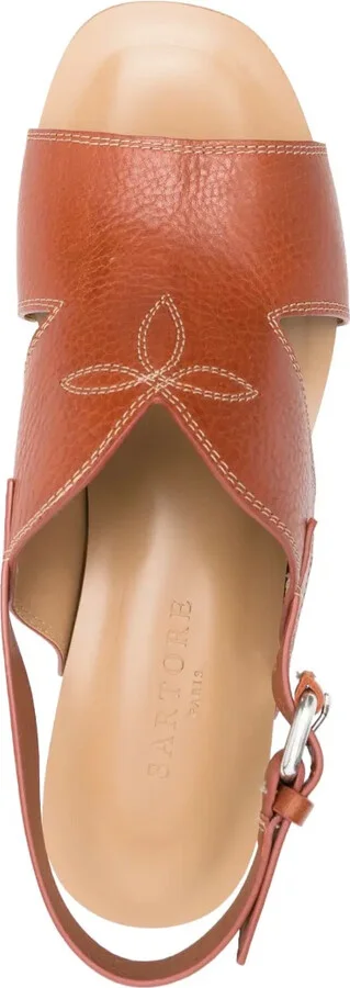 Toscano 100mm wedge sandals - Image 4