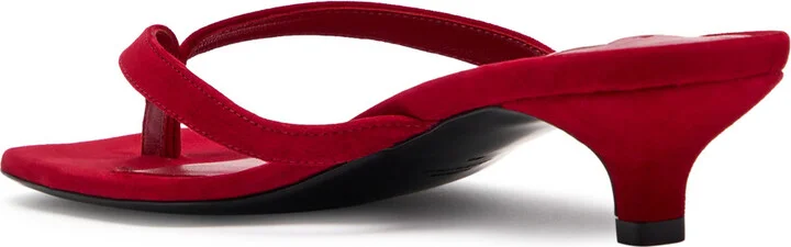 Toteme 40 Suede Thong Sandals - Image 2