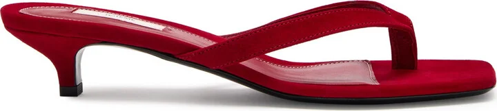 Toteme 40 Suede Thong Sandals