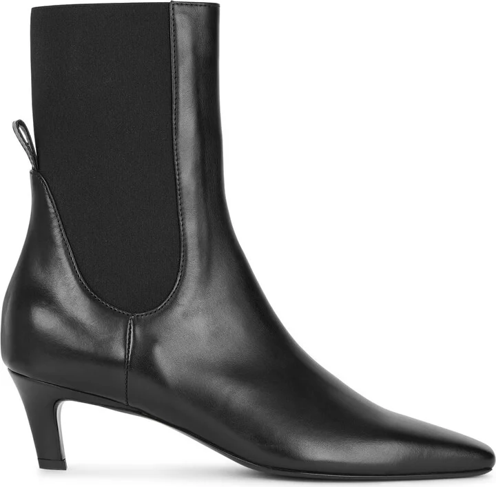 Toteme 50 Leather Ankle Boots