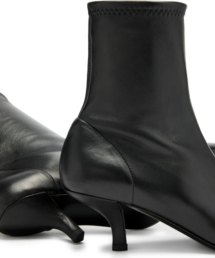 Toteme 65 Leather Ankle Boots - Image 4