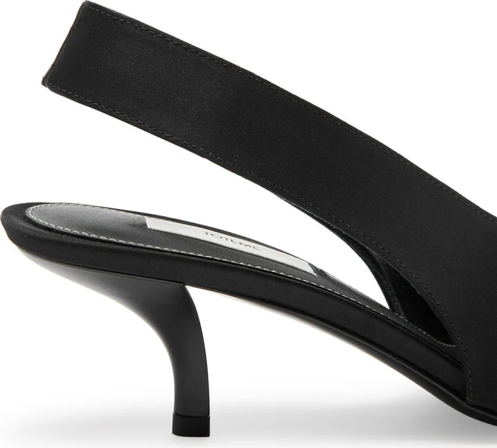 Toteme 75 Satin Slingback Pumps - Image 4