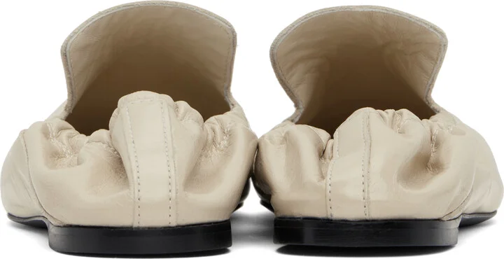 TOTEME Beige Elastic Back Loafers - Image 2