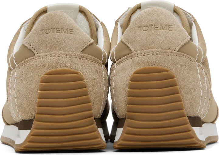 TOTEME Beige Sport Sneakers - Image 2
