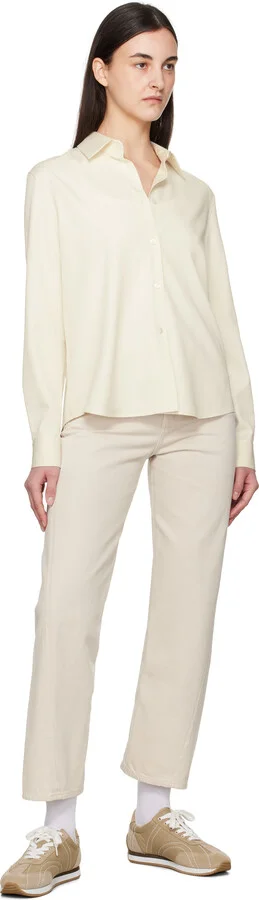TOTEME Beige Sport Sneakers - Image 5