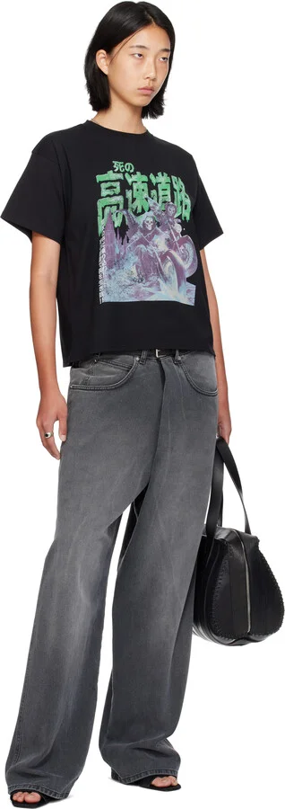 TOTEME Black Bandeau Mules - Image 5