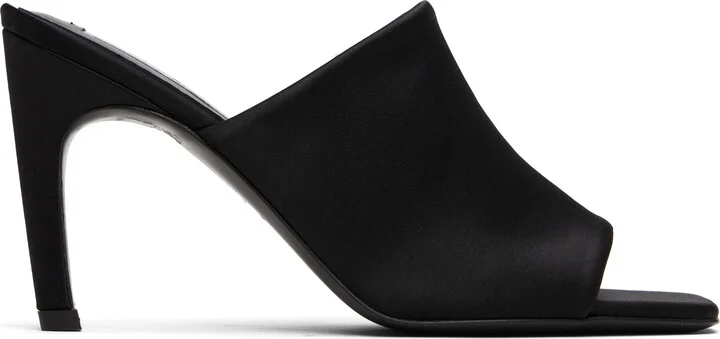 TOTEME Black Bandeau Mules