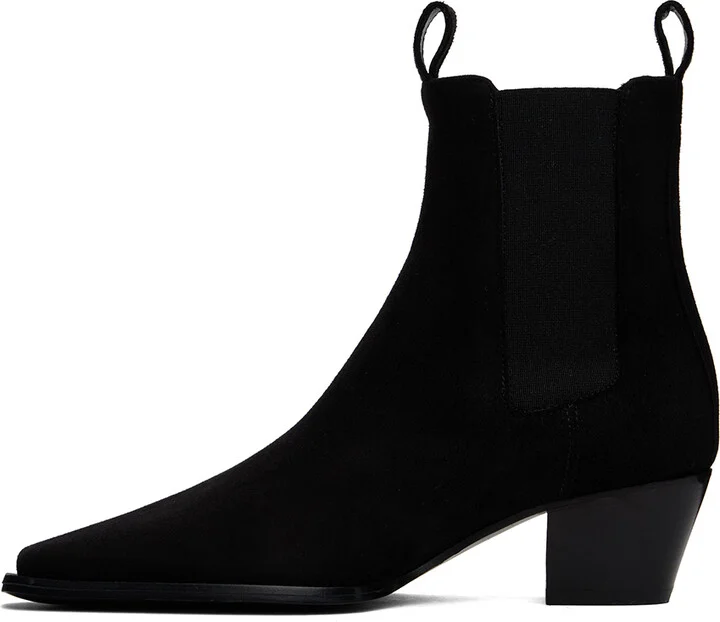 TOTEME Black 'The City' Boots - Image 3