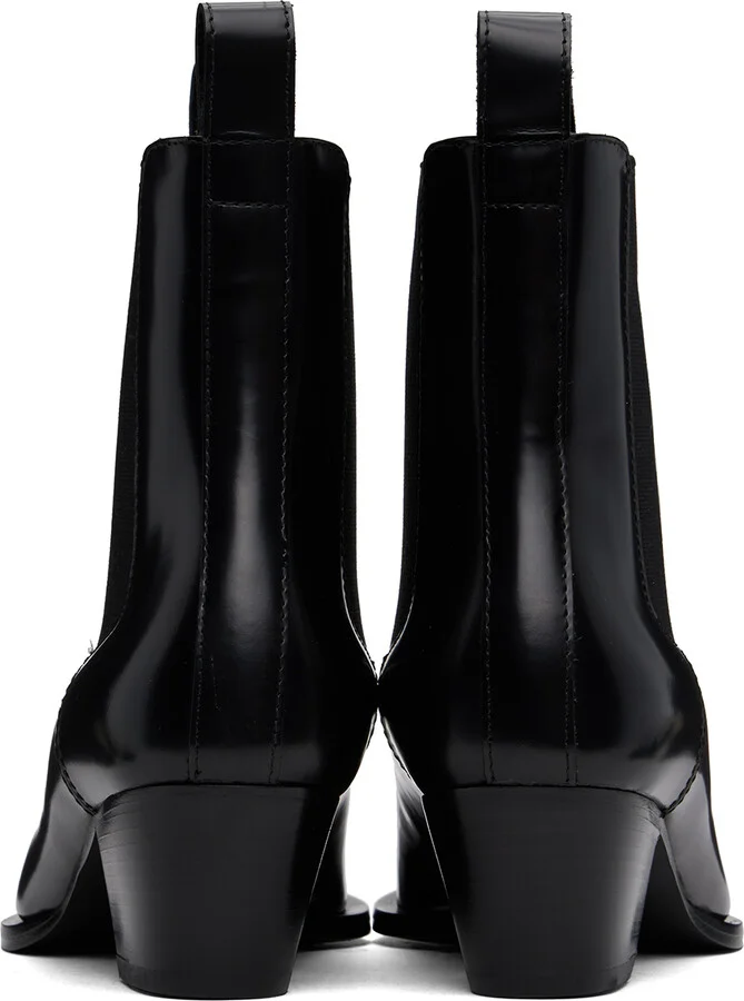 TOTEME Black 'The City' Boots - Image 2