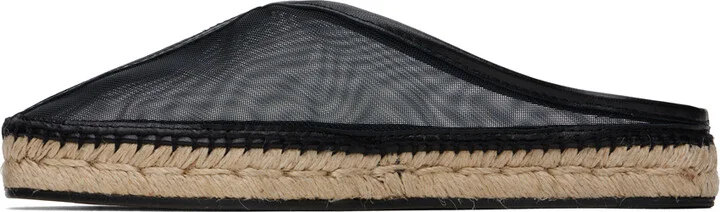 TOTEME Black 'The Espadrille Slipper' Espadrilles - Image 3