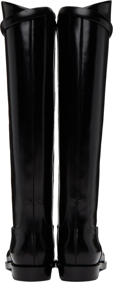 TOTEME Black 'The Riding Boot' Tall Boots - Image 2